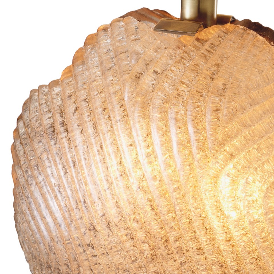 Nuria table lamp vintage brass/glass 69 cm