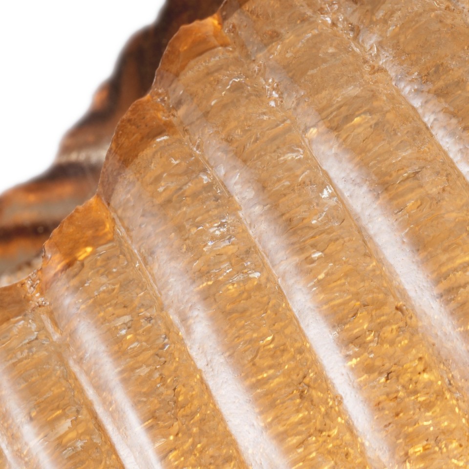 Nuria table lamp vintage brass/glass 69 cm