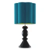 Dionne bordslampa svart/turkos 85 cm