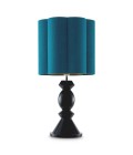Dionne bordslampa svart/turkos 85 cm