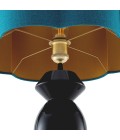Dionne bordslampa svart/turkos 85 cm