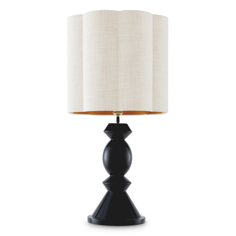 Dionne bordslampa svart/vitt 85 cm