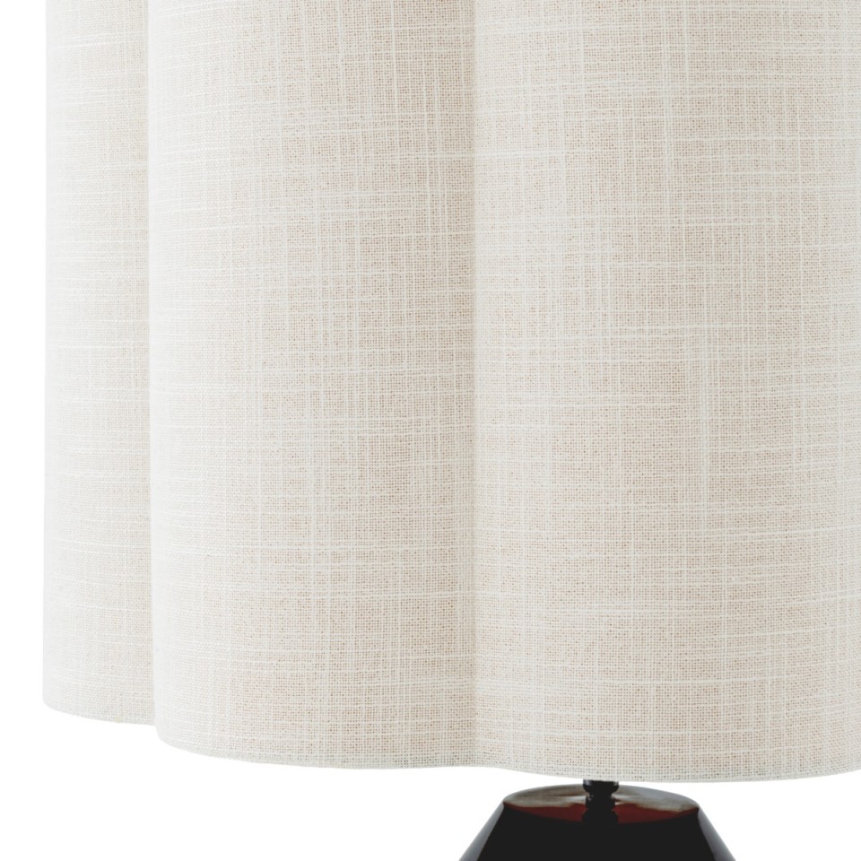 Dionne bordslampa svart/vitt 85 cm