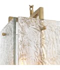 Solara taklampa vintage mässing/glas 31,5 cm