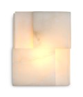 Fabiano vägglampa alabaster 24,5 cm
