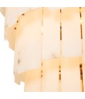 Greyson XL chandelier antique brass/alabaster 88 cm