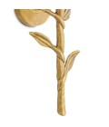 Farini vägglampa vintage mässing/rattan 42,5 cm