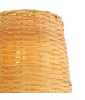 Farini vägglampa vintage mässing/rattan 42,5 cm