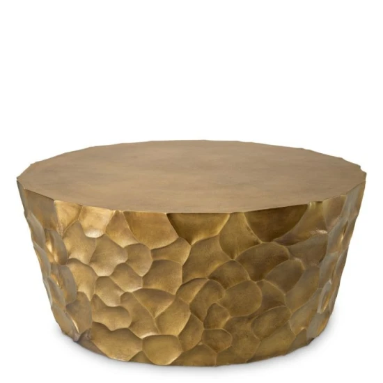 Fiorentino coffee table vintage brass 101 cm