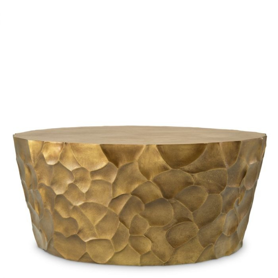 Fiorentino coffee table vintage brass 101 cm