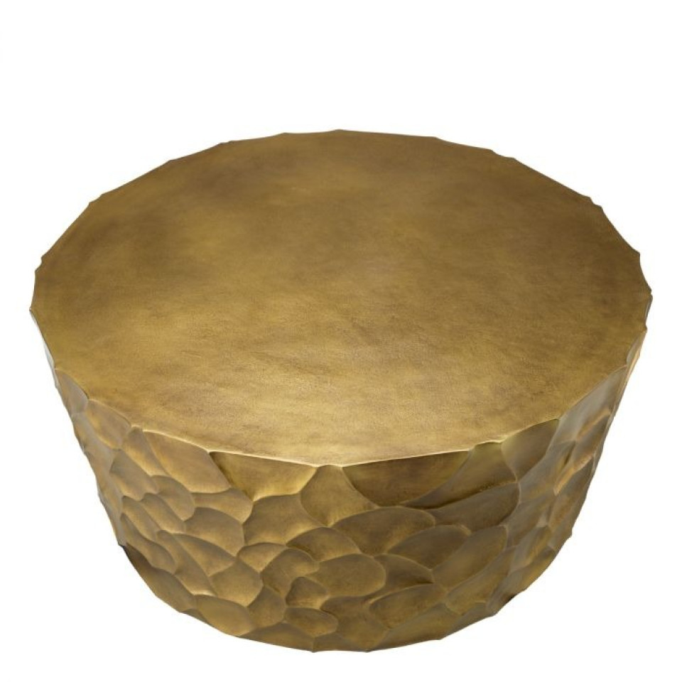 Fiorentino coffee table vintage brass 101 cm