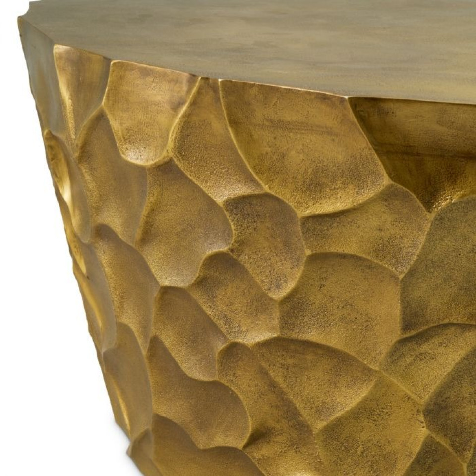 Fiorentino coffee table vintage brass 101 cm