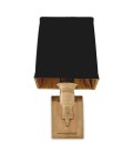 Lexington single vägglampa antikmässing/svart 27 cm