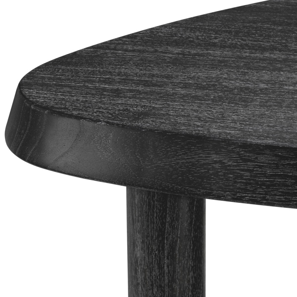 Briël L coffee table charcoal grey veneer 63 cm