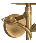 Farini wall lamp vintage brass/beige 46 cm
