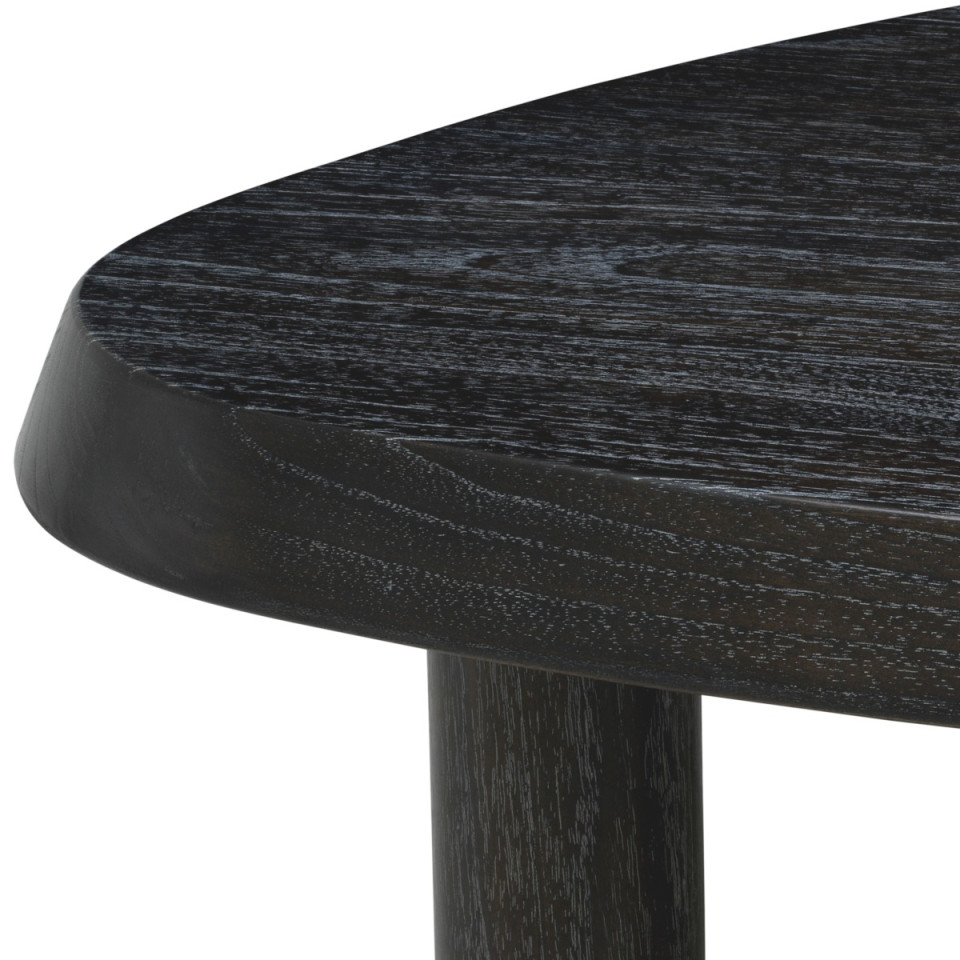 Briël S coffee table charcoal grey veneer 63 cm