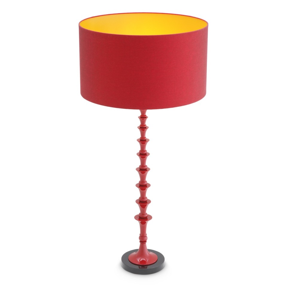 Arabella bordslampa röd/svart 112,5 cm