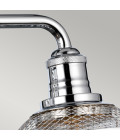 Rigby 3 Wall Lamp Polished Chrome/Glass 30.4cm IP44 Elstead Lighting Rigby 3 Wall Lamp Polished Chrome/Glass 30.4cm IP44