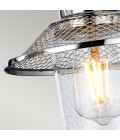 Rigby 3 Wall Lamp Polished Chrome/Glass 30.4cm IP44 Elstead Lighting Rigby 3 Wall Lamp Polished Chrome/Glass 30.4cm IP44