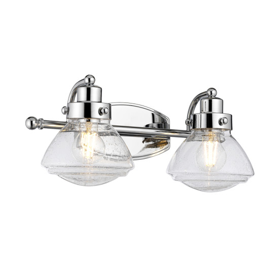 Scholar 2 Vägglampa Polerad Krom/Glas 20,1cm IP44 Scholar 2 Vägglampa Polerad Krom/Glas 20,1cm IP44