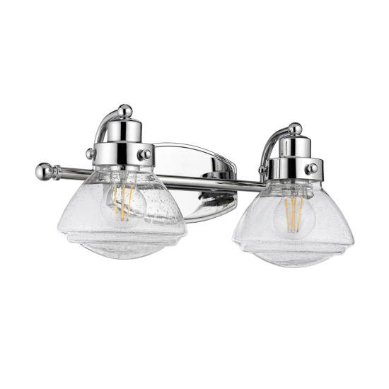 Scholar 2 Vägglampa Polerad Krom/Glas 20,1cm IP44 Scholar 2 Vägglampa Polerad Krom/Glas 20,1cm IP44