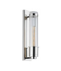 Wellington 1 Wall Lamp Polished Chrome/Glass 40cm IP44 Elstead Lighting Wellington 1 Wall Lamp Polished Chrome/Glass 40cm IP44
