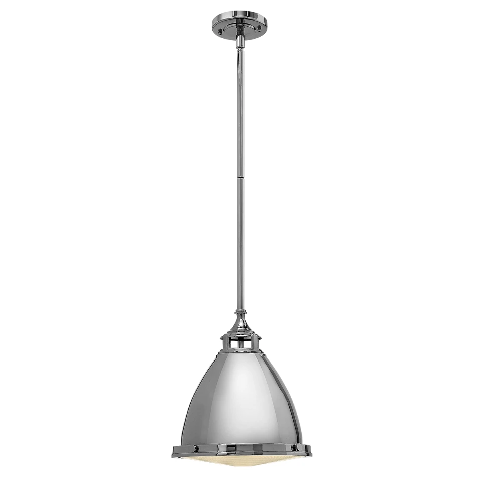 Amelia 1-ljus Medium Taklampa Polerad Nickel 32cm