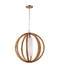 Allier Ceiling Light 52 cm Wood Elstead Lighting Allier Ceiling Light 52 cm Wood