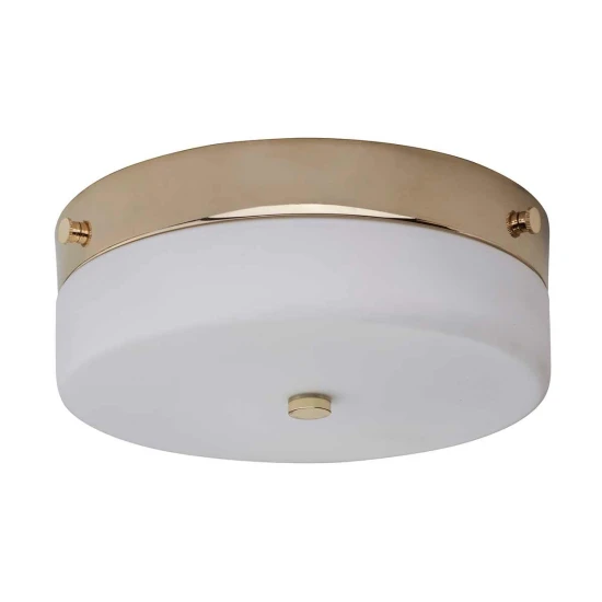 Tamar 1-Ljus Medium Plafond Polerat Guld 23,5cm IP44