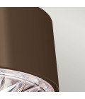 Botanic 3 light medium plafond dark aged brass 40.6cm Feiss Botanic 3 light medium plafond dark aged brass 40.6cm