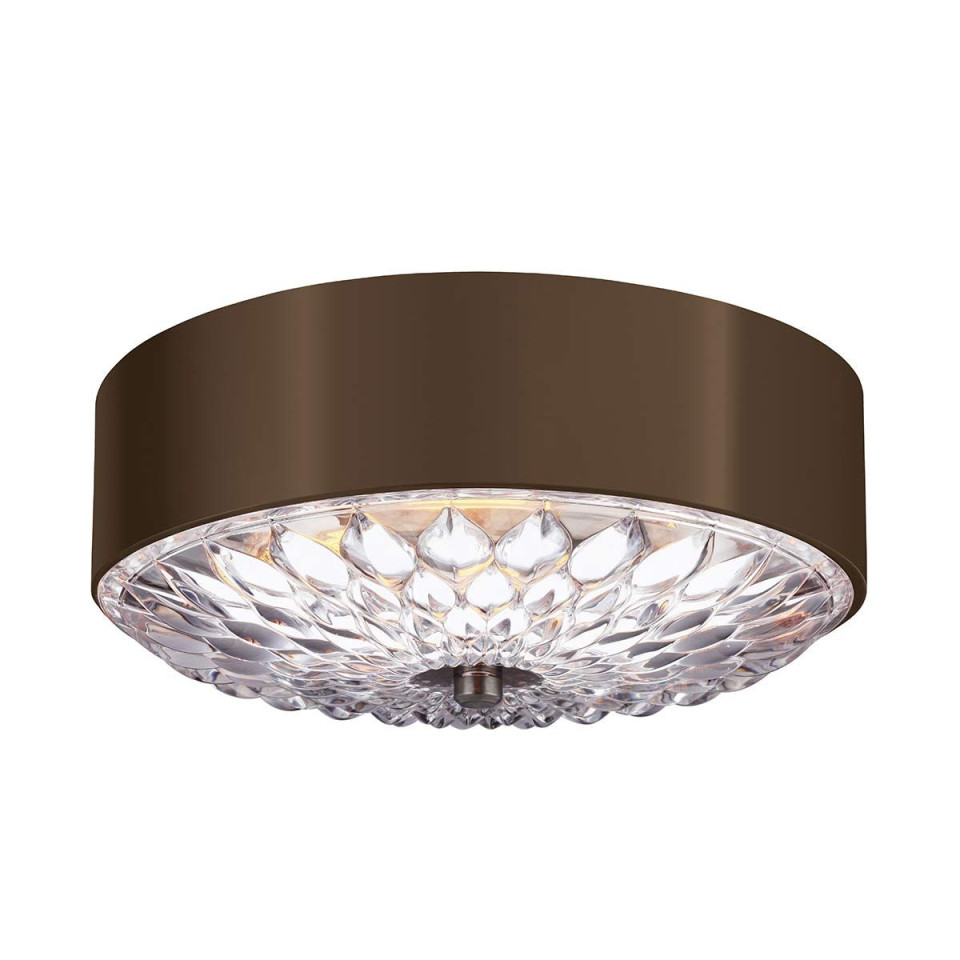 Botanic 3 light small plafond dark aged brass 35.2cm Feiss Botanic 3 light small plafond dark aged brass 35.2cm