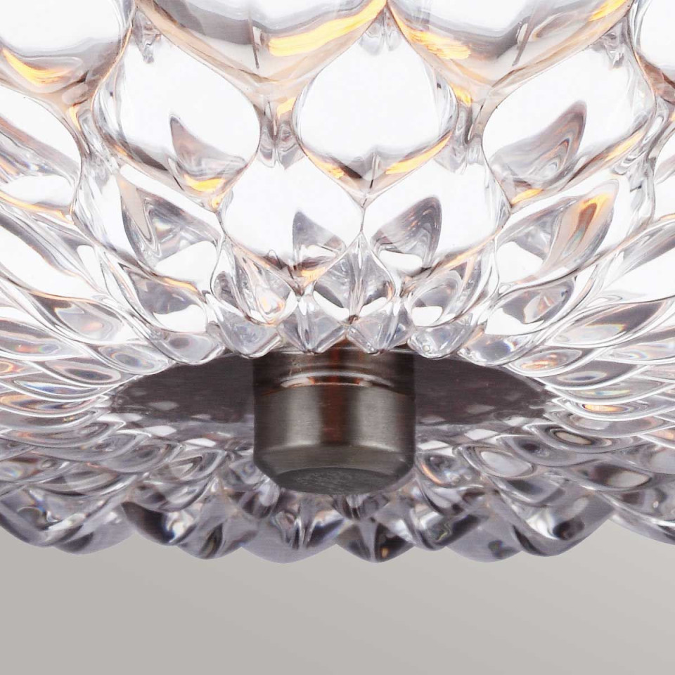 Botanic 3 light small plafond dark aged brass 35.2cm Feiss Botanic 3 light small plafond dark aged brass 35.2cm