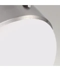 Cadence 2 light plafond brushed steel 33cm
