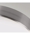 Cadence 2 light plafond brushed steel 33cm