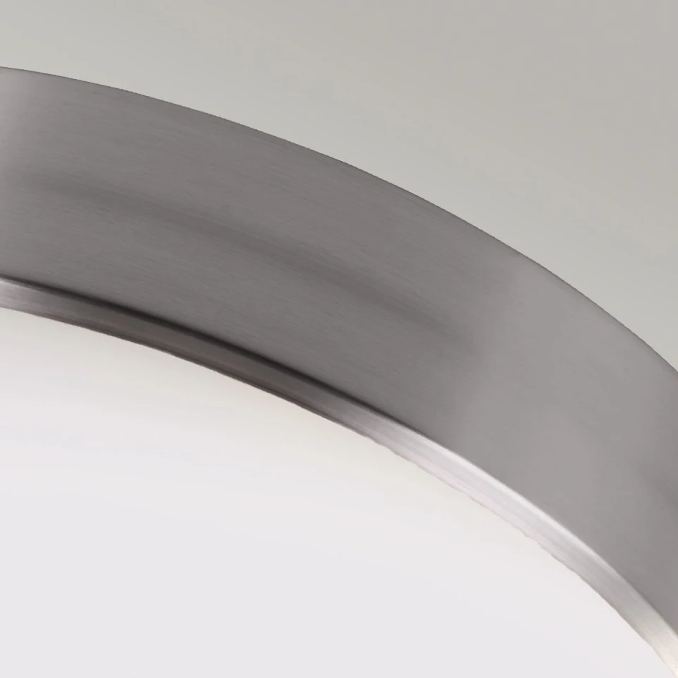 Cadence 2 light plafond brushed steel 33cm