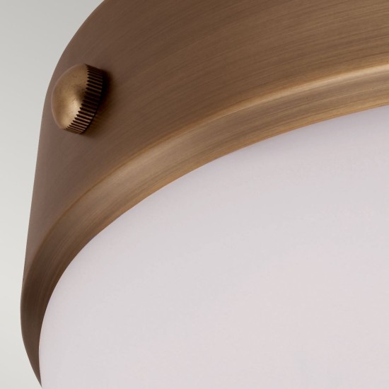 Cadence 2 plafond antikmässing 33cm