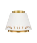 Carter 1 light plafond matte white 28.1cm Feiss Carter 1 light plafond matte white 28.1cm