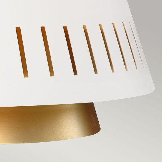 Carter 1 plafond matt vit 28.1cm