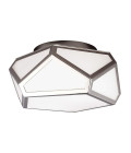 Diamond 2 light plafond polished nickel 32.1cm Feiss Diamond 2 light plafond polished nickel 32.1cm