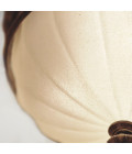 Drawing Room 3 light plafond walnut 35.6cm Feiss Drawing Room 3 light plafond walnut 35.6cm