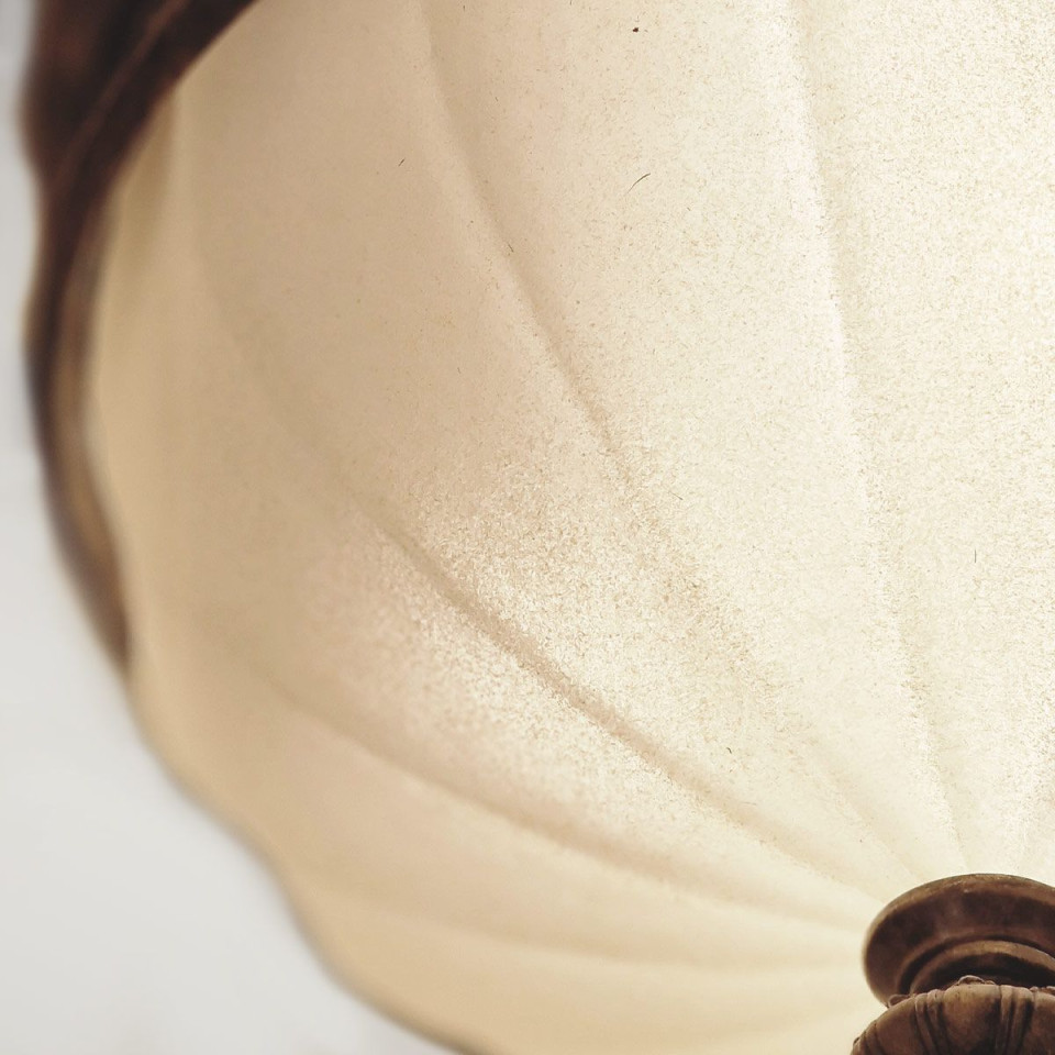 Drawing Room 3 light plafond walnut 35.6cm Feiss Drawing Room 3 light plafond walnut 35.6cm