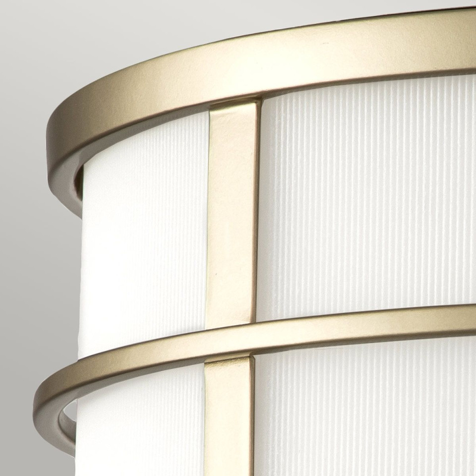 Fusion 3 light plafond painted natural brass 34.3cm Feiss Fusion 3 light plafond painted natural brass 34.3cm