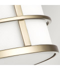 Fusion 3 light plafond painted natural brass 34.3cm Feiss Fusion 3 light plafond painted natural brass 34.3cm