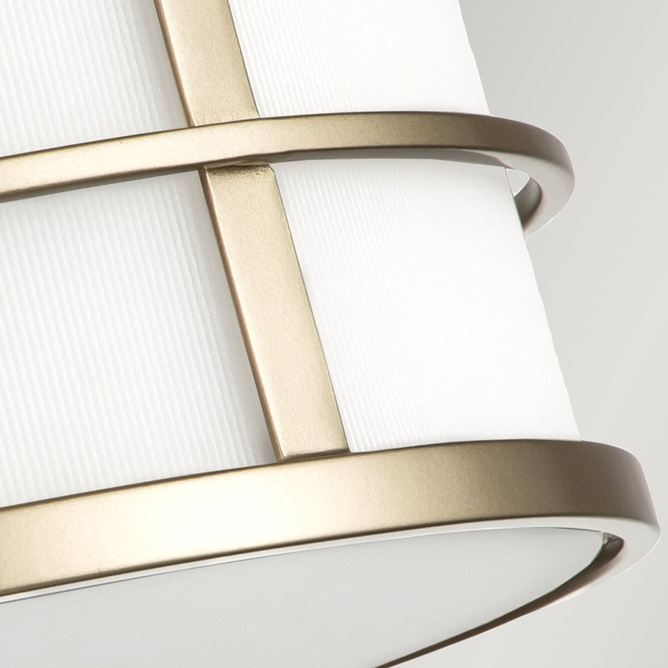 Fusion 3 light plafond painted natural brass 34.3cm Feiss Fusion 3 light plafond painted natural brass 34.3cm