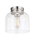 Hounslow 1 light plafond polished nickel 22.9cm Feiss Hounslow 1 light plafond polished nickel 22.9cm