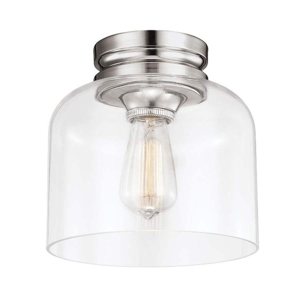 Hounslow 1 light plafond polished nickel 22.9cm Feiss Hounslow 1 light plafond polished nickel 22.9cm