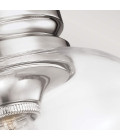 Hounslow 1 light plafond polished nickel 22.9cm Feiss Hounslow 1 light plafond polished nickel 22.9cm