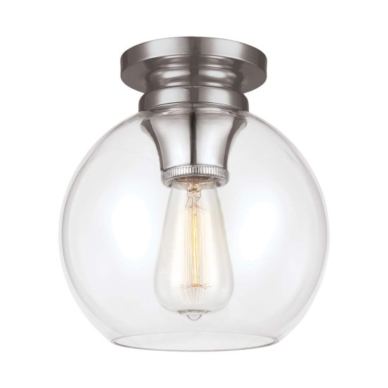 Tabby 1 light plafond polished nickel 23.5cm Tabby 1 light plafond polished nickel 23.5cm