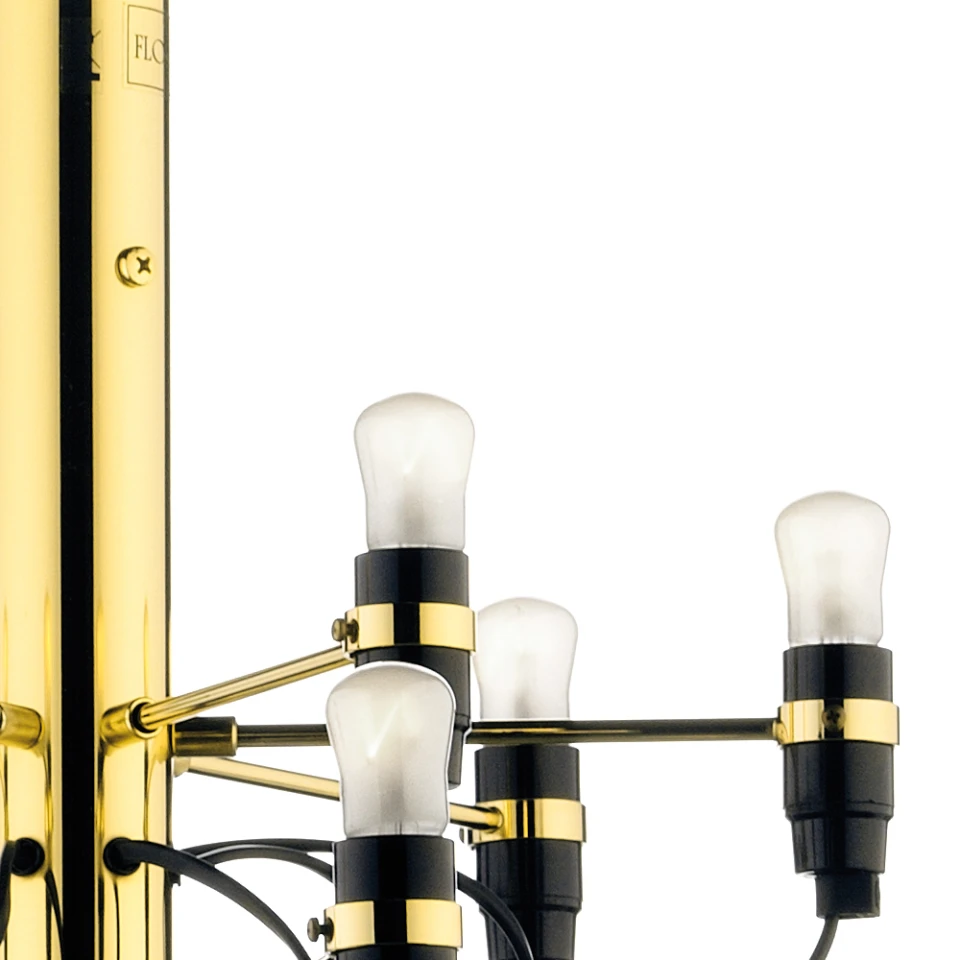 Gino Sarfatti LED Flos Taklampa 88cm Mässing
