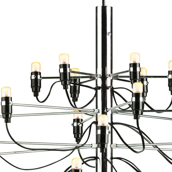 Gino Sarfatti LED Flos Taklampa 88cm Krom Gino Sarfatti LED Flos Taklampa 88cm Krom